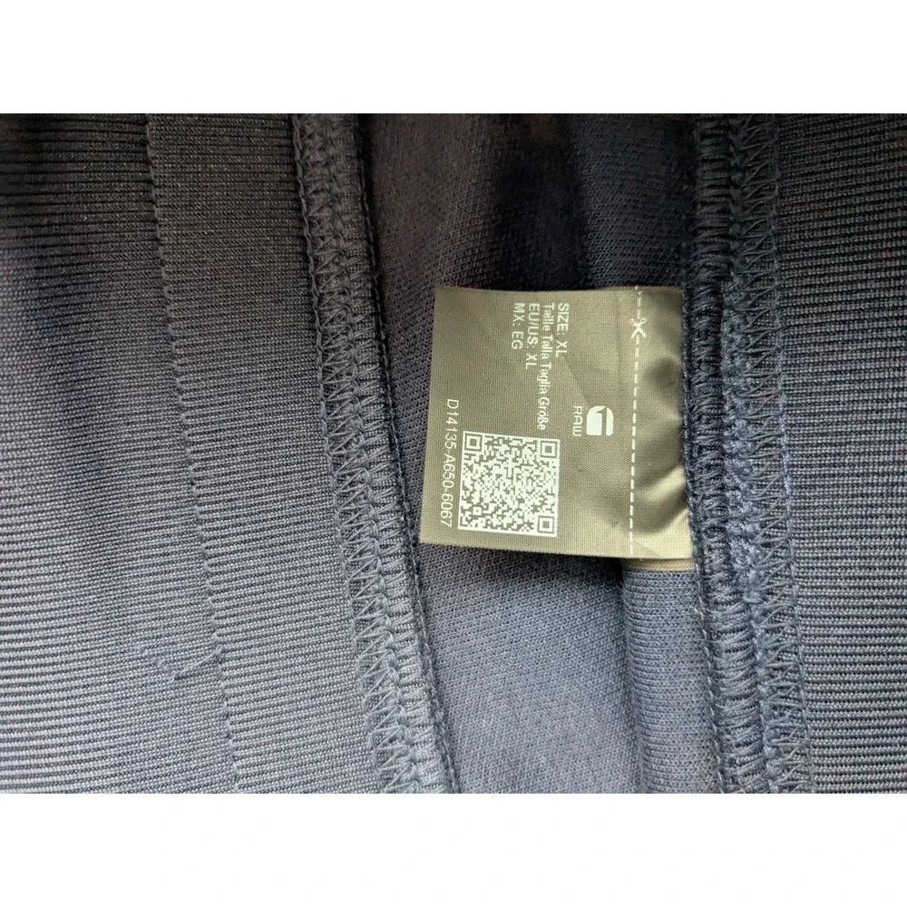 NWT $150 G-Star‎ Raw Mens Air Defence Zip 3D Slim Sweat Pants Navy
